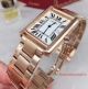 2017 Knockoff Cartier Tank Solo Gold White Face Roman 27mmx24mm Watch (3)_th.jpg